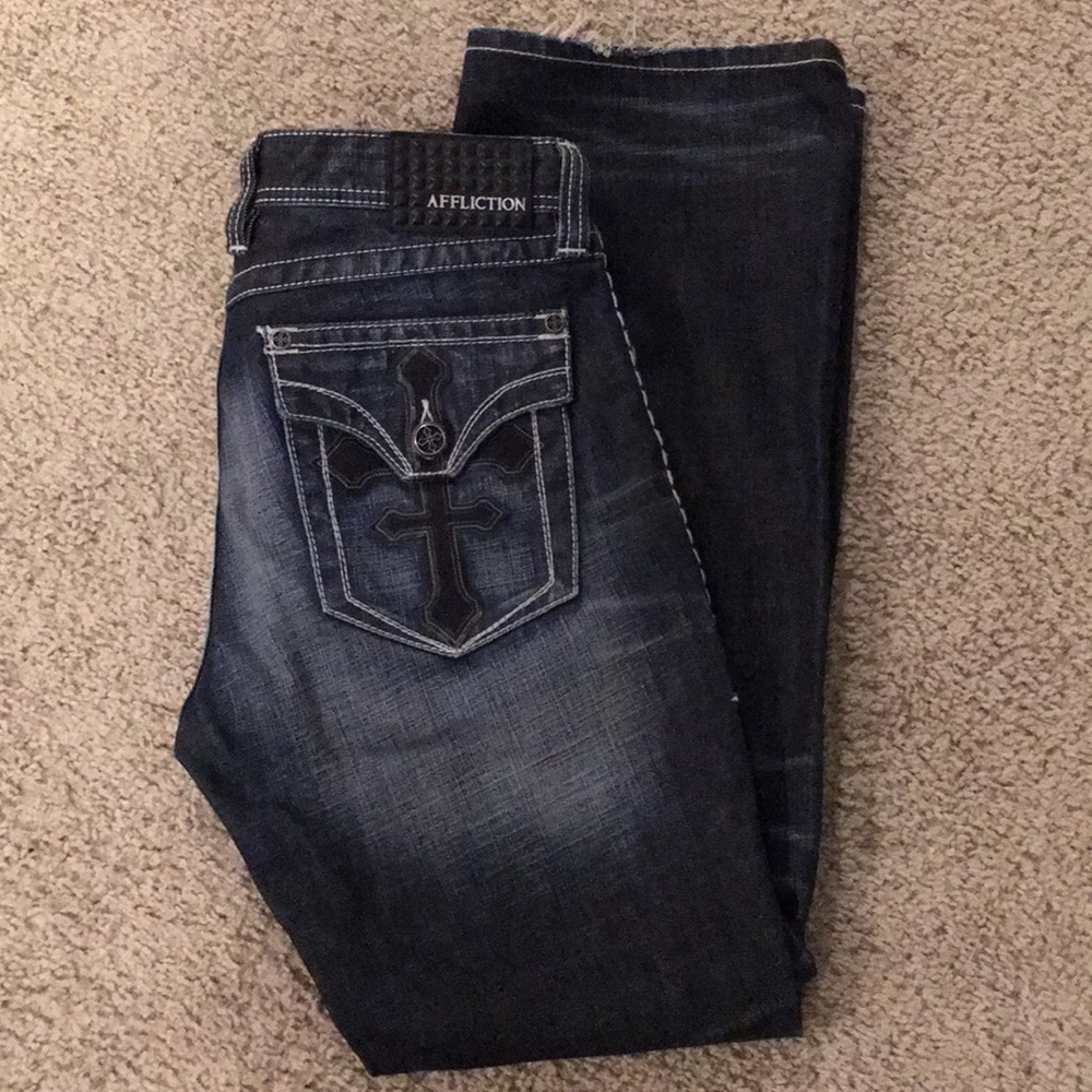 Affliction Black Premium Jeans - Cooper Style